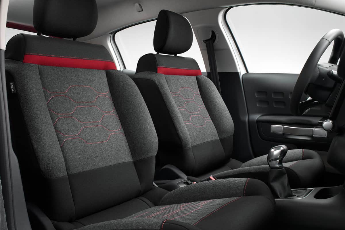 روکش صندلی 206 سانا؛ چرمی پارچه ای 3 رنگ سورمه ای سیاه زرشکی