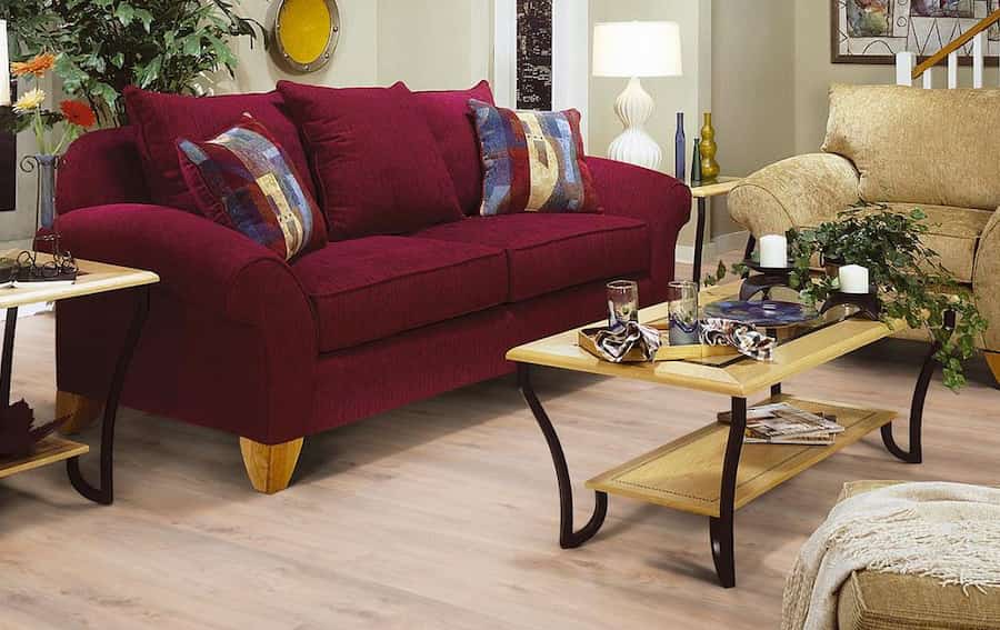 مبل چستر یاشیل؛ راحتی تختشو مدرن 2 جنس چرم مخمل