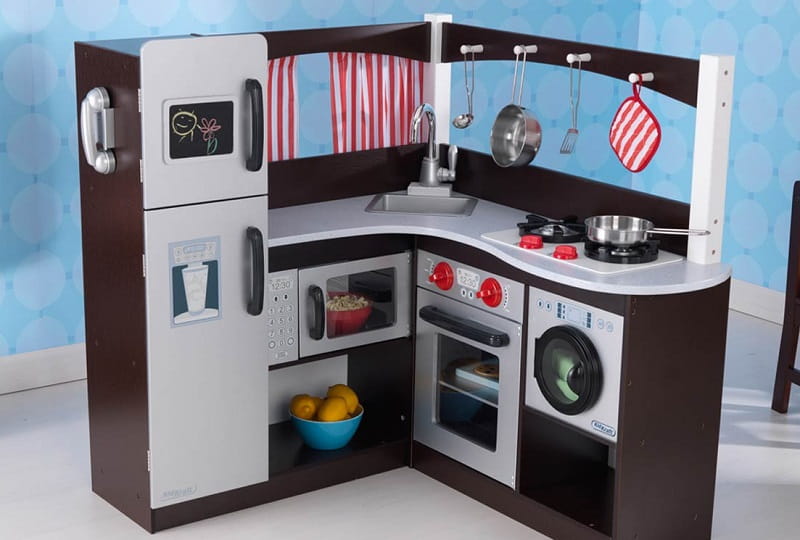 اسباب بازی آشپزخانه بزرگ؛ قاشق چنگال قابلمه 2 مدل دخترانه پسرانه toy