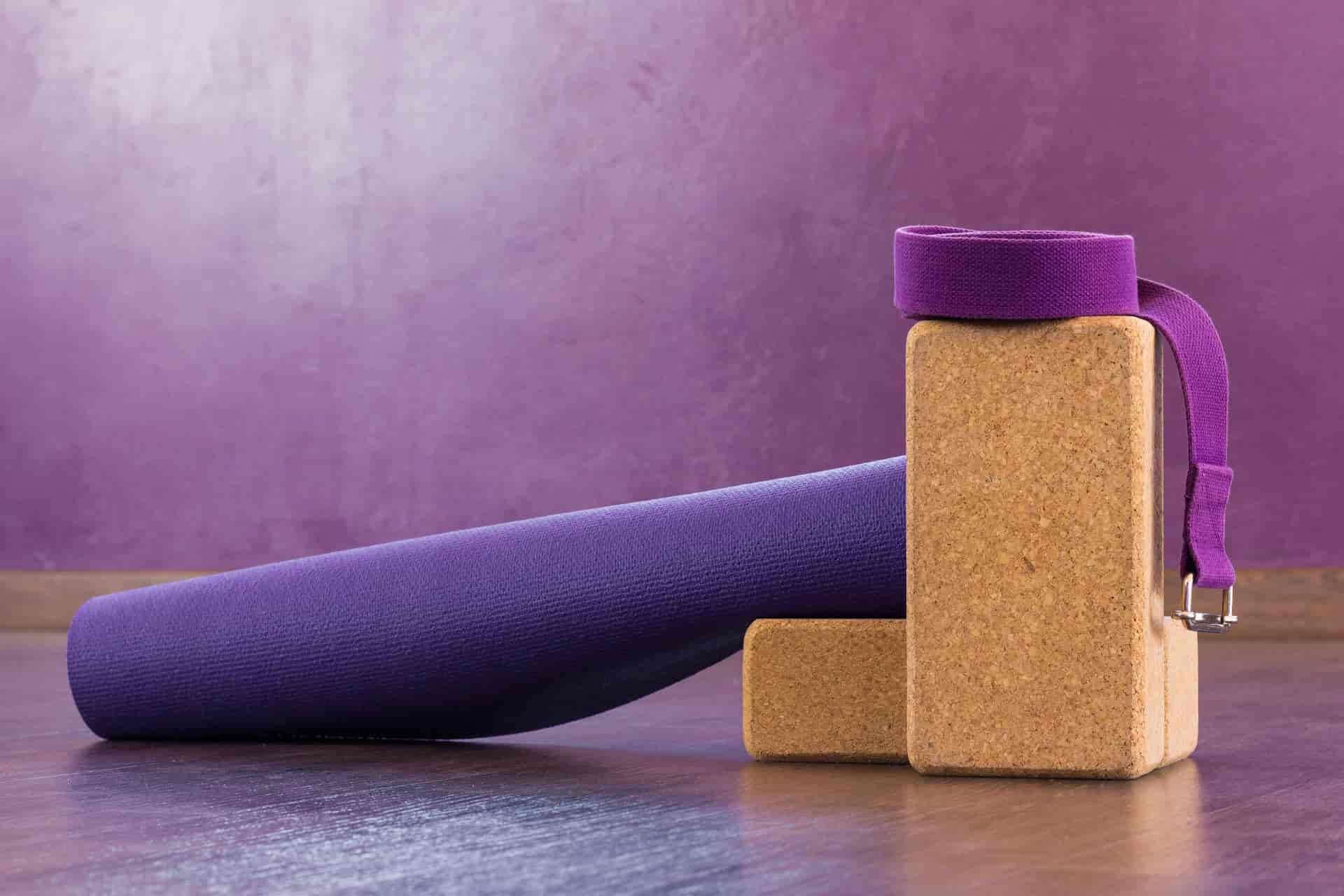 آجر یوگا خارجی؛ مکعب پلاستیک فوم چوب پنبه نرم وزن (50 700) گرمی