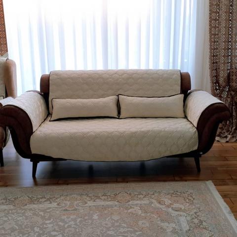 پارچه مبلی سه لایه؛ دوام زیاد ابریشم چرم براق Cloth