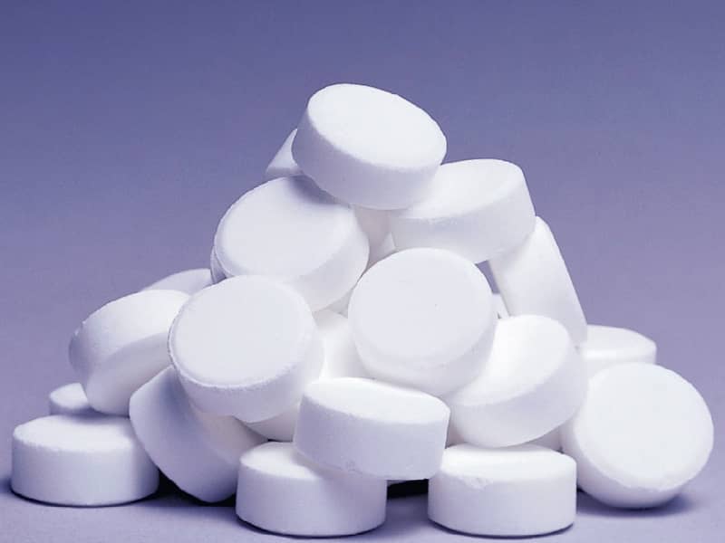 قرص نمک صنعتی؛ سفید گرد شفاف 2 کاربرد ضد عفونی گندزدایی