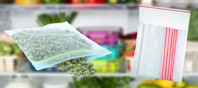 نایلون بسته بندی حبوبات؛ پلاستیکی بهداشتی ساده چاپی سایز (90×14) سانتیمتر