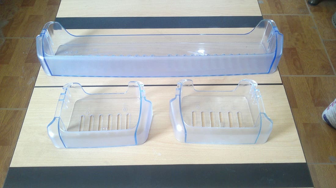 قطعات پلاستیکی داخل یخچال الکترواستیل؛ تحمل وزن مقاوم white