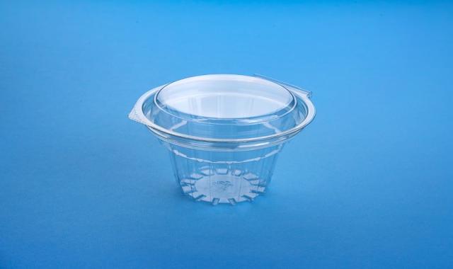 ظرف یکبار مصرف کاپ کیک؛ درب دار ساده مناسب (تالار کافی شاپ)