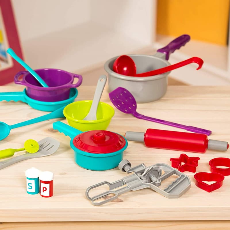 وسایل آشپزخانه اسباب بازی؛ رشد خلاقیت کودکان بالای سه سال جنس (پلاستیک)