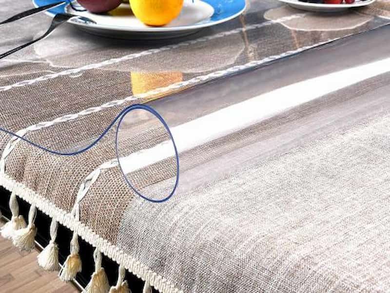 نایلون ضخیم برای روی میز؛ شفاف رولی دارای انعطاف پذیری table