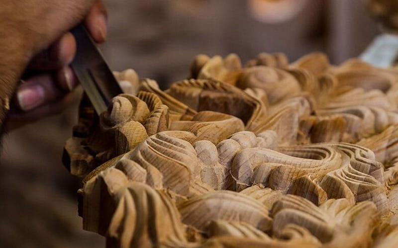 معرق کاری چوب؛ محکم تزیینی کادویی 3 نوع (گلابی توت سنجد)