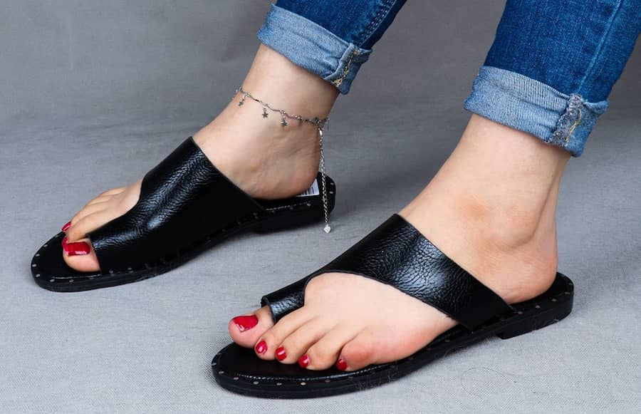 صندل بند انگشتی؛ چرمی پلاستیکی پارچه ای 2 نوع مجلسی اسپرت