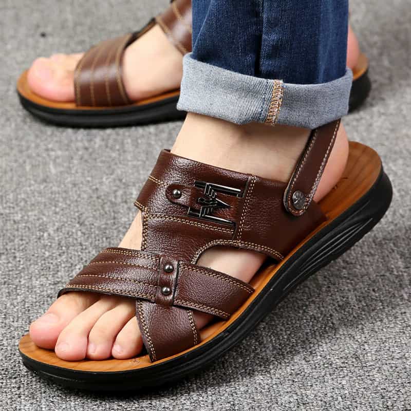 صندل مردانه خارجی؛ استایل غیررسمی بادوام ارزان فصل گرم sandal