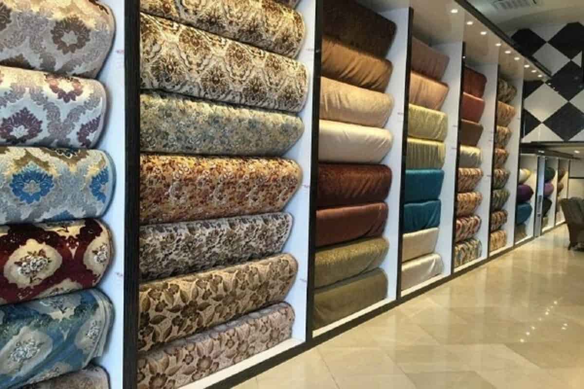 پارچه مبلی چینی مسکو؛ ابریشم پلی استر مخمل 2 لایه براق