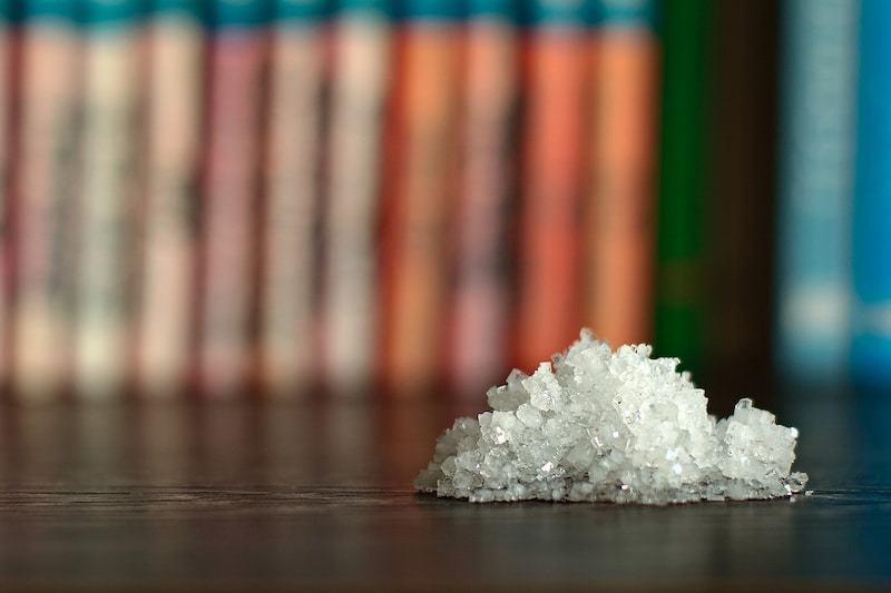 نمک کریستال؛ خشک پودری خلوص شفاف سفید Crystal