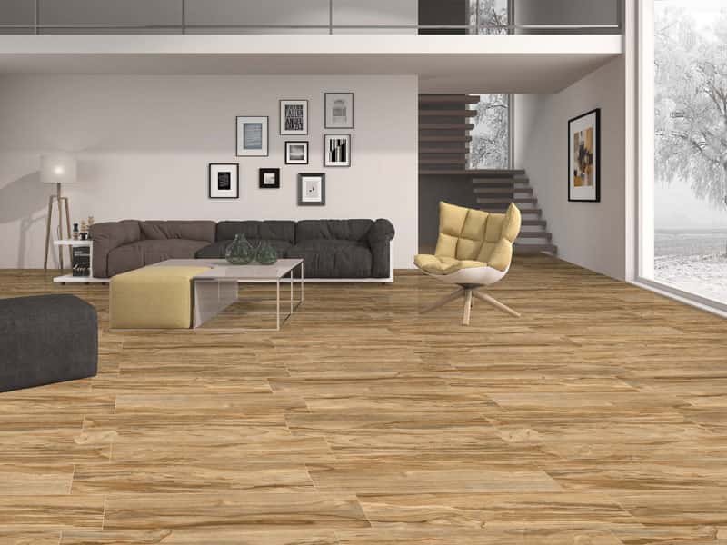 سرامیک طرح پارکت طلایی؛ براق مات 3 مدل گرانیتی پرسلانی منوپروزا Golden