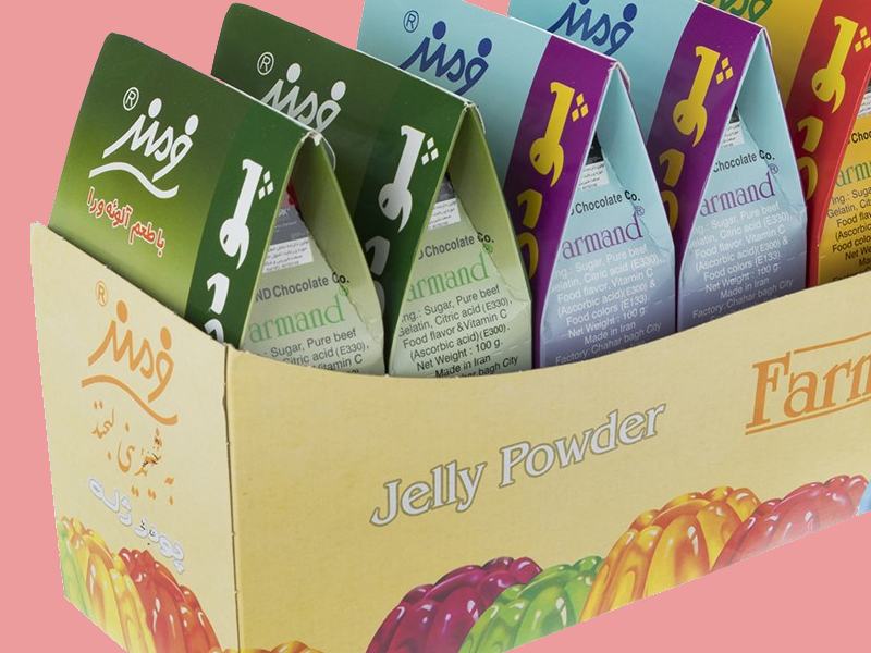 ژله کوچک فرمند؛ پرتقالی موز توت فرنگی هلو حاوی ویتامین C