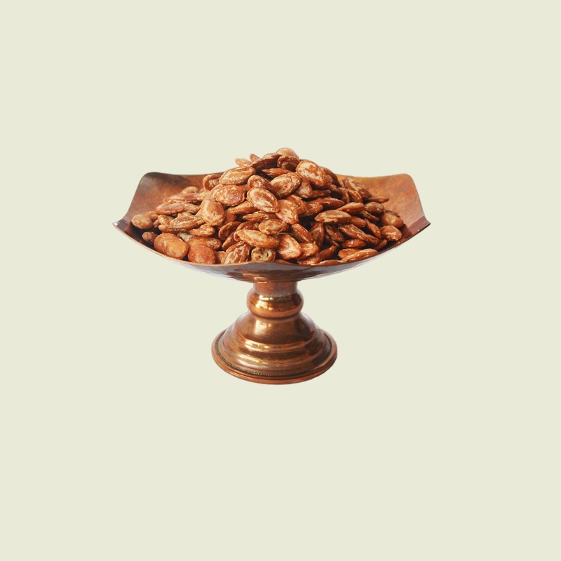 تخمه ژاپنی برای عروس هلندی؛ برشته شور 3 رنگ سفید نارنجی قرمز Japan