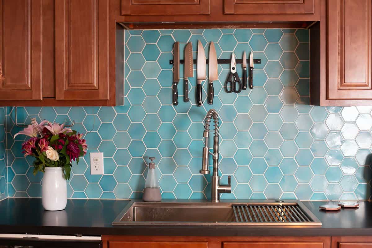 کاشی بین کابینتی برچسبی؛ سهولت نصب اجرا زیبا سازی آشپزخانه همه رنگ Tile