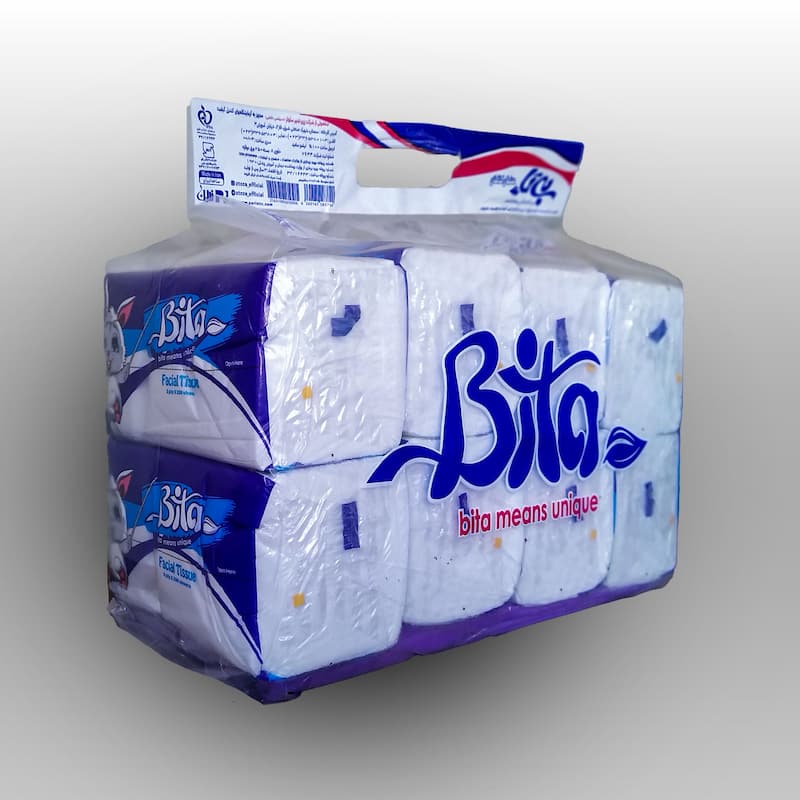 دستمال کاغذی بیتا خرگوشی؛ دو لایه نرم لطیف تعداد برگ (250 500)