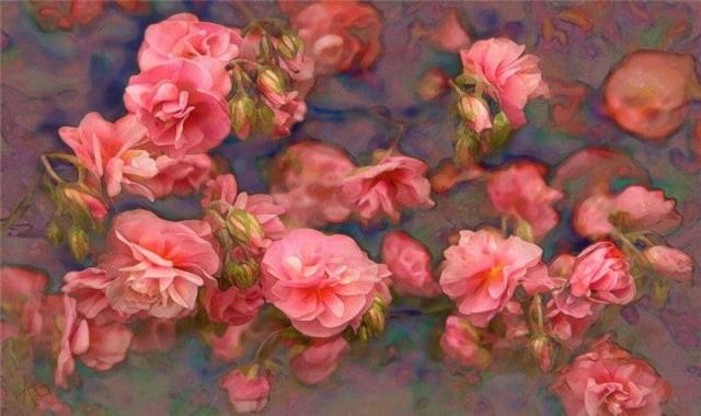 تابلو گل زیبا؛ فریم محکم مناسب هدیه جنس مرغوب Flower