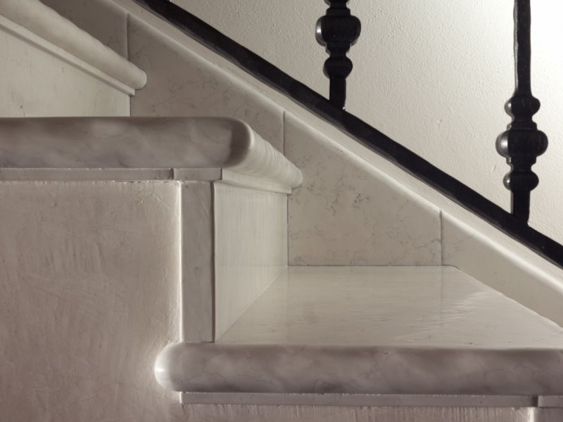 سنگ پله تراورتن سفید؛ براق ضد حریق آنتی یووی Iran