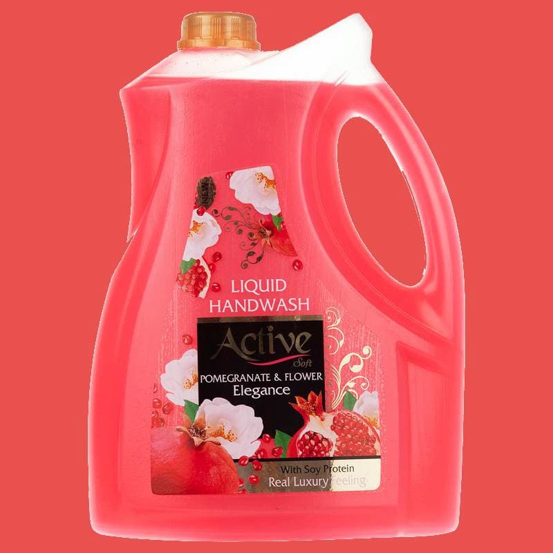 مایع دستشویی اکتیو انار؛ عصاره ماده مفید پاک کننده قوی (خوشبو)