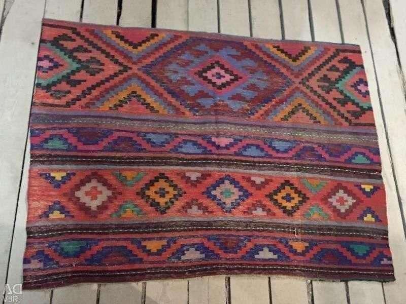 گلیم فرش فانتزی کودکانه؛ ماشینی دستبافت ابعاد (6 4) متری بدون پرز