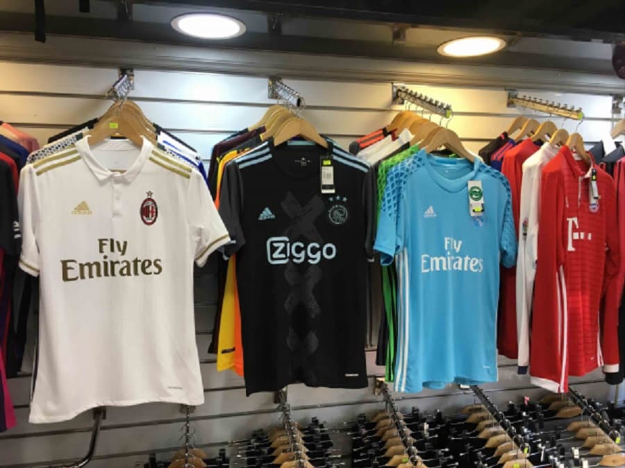 لباس ورزشی منیریه؛ کتان فلامنت ژرسه 3 رنگ مشکی سفید آبی China