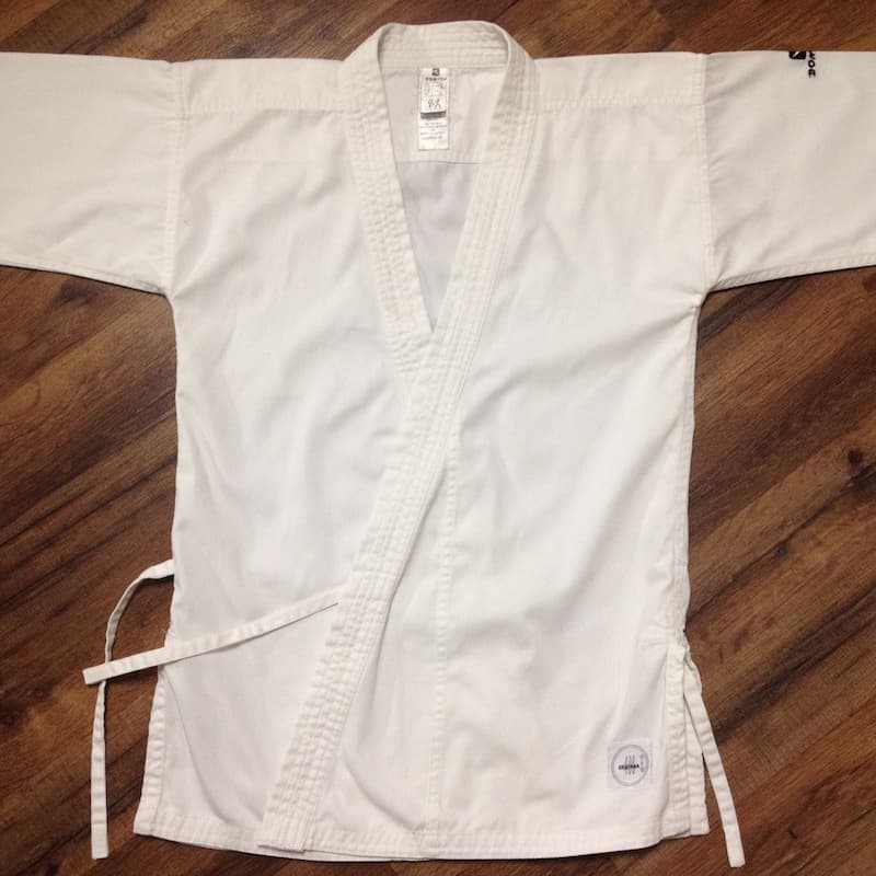 لباس ورزشی هاپکیدو؛ پنبه ابریشم مناسب کودکان بزرگسالان سفید رنگ Korea