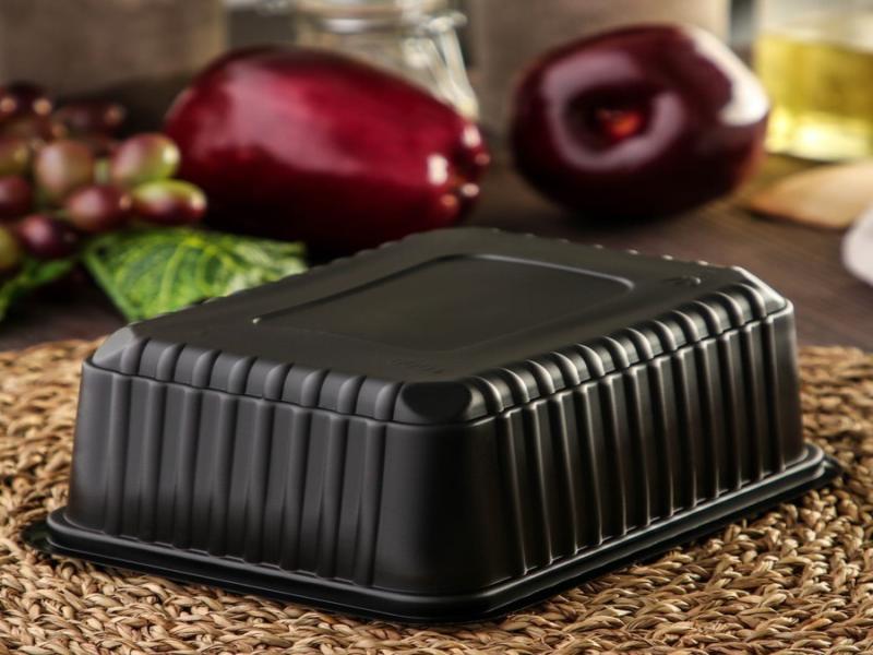 ظروف یکبار مصرف لوکس شیراز؛ کیفیت بالا 3 رنگ شفاف نقره ای مشکی