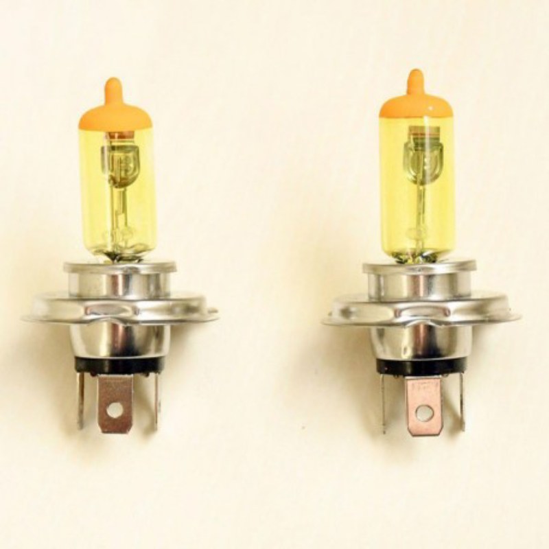 لامپ چراغ جلو پراید صبا؛ زرد سفید هالوژن دار شفاف بادوام Saba