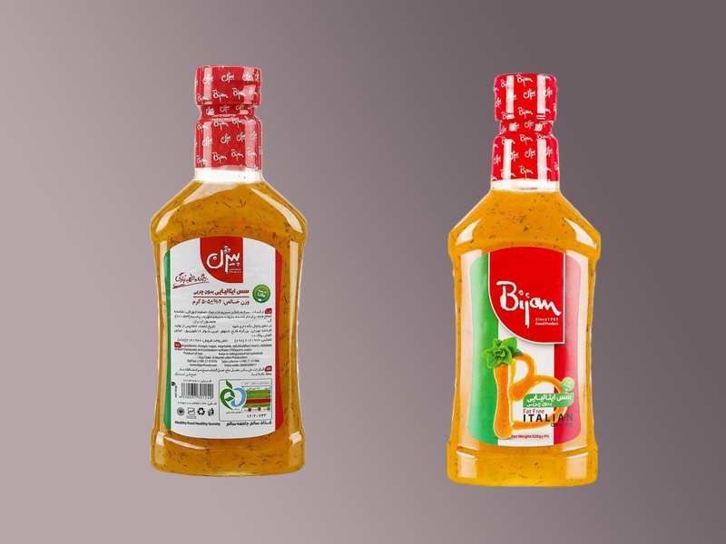سس ایتالیایی بیژن؛ فشاری شیشه ای حاوی پروتئین فسفر پتاسیم Bijan