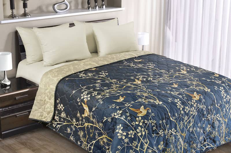 پتو ژله ای دونفره گل برجسته (روتختی) ماندگاری بالا تیره روشن