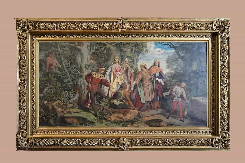 تابلو فرش چهره برجسته؛ دستباف ماشینی سبک Iran