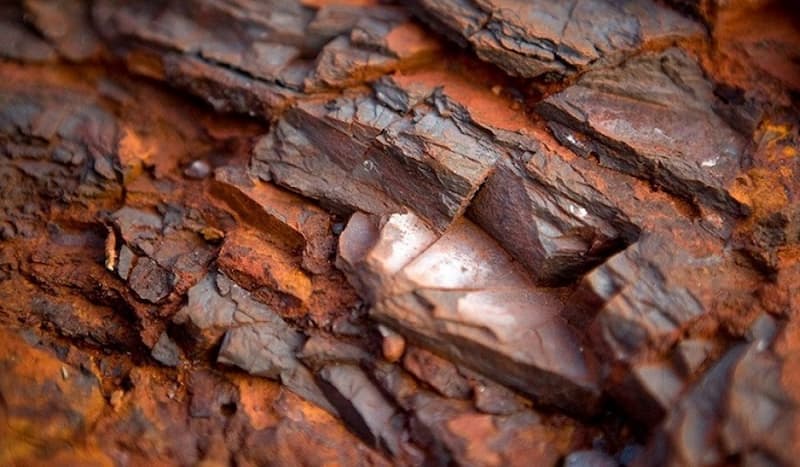 سنگ آهن فلات مرکزی ایران؛ بافق لوازم خانگی مواد معدنی hematite