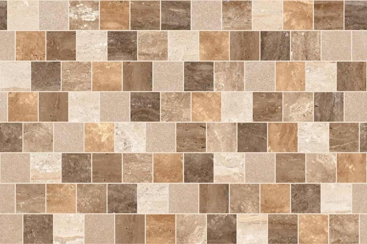 سرامیک نما طرح تراورتن؛ چرمی ابریشمی 3 رنگ خاکستری قهوه ای بژ travertine