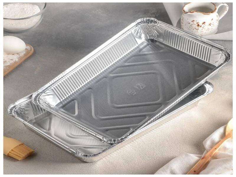 ظروف یکبار مصرف آلومینیومی امیرکو؛ وزن سبک سطح کیفی بالا (100) عددی