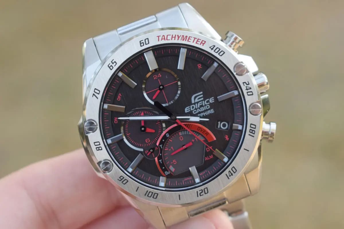 ساعت مردانه کاسیو اصل؛ مچی عقربه ای 3 رنگ سیاه نقره ای برنز Japan