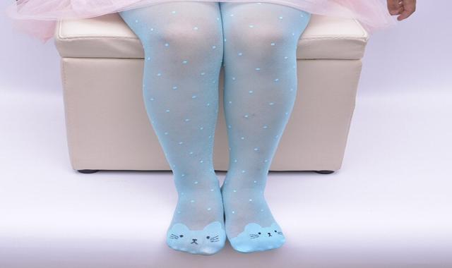 جوراب شلواری بچه گانه ترک (ساپورت) طرح دار ساده پنبه ای socks