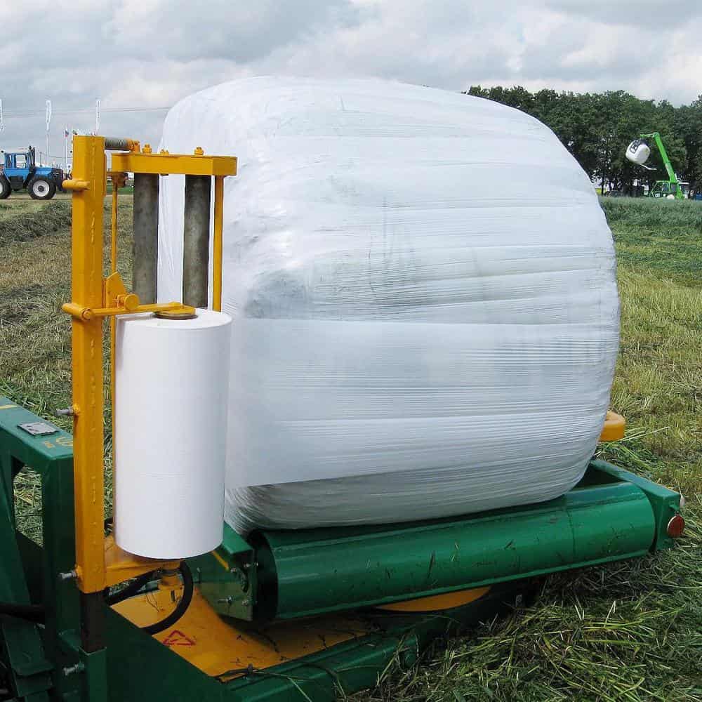 نایلون بسته بندی علوفه؛ پلی اتیلن ابعاد (25 50 70* 1500) متر ضخامت (25) میکرون