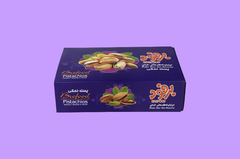 پسته کادویی 500 گرمی برفود؛ نرم تازه دستچین شده 2 نوع شور خام 