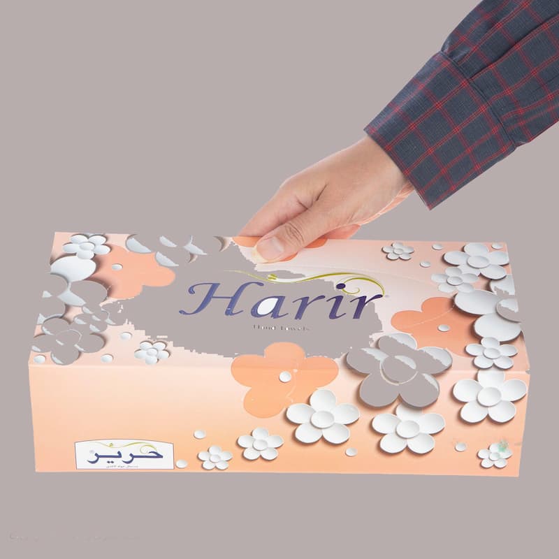 دستمال کاغذی حریر خوزستان (کلینکس) الیاف سلولزی جذب بالا 2 نوع دو لایه سه لایه