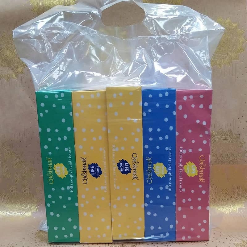 دستمال کاغذی چشمک خالدار؛ سلولز طبیعی طرحدار (100 200 300) برگ Iran