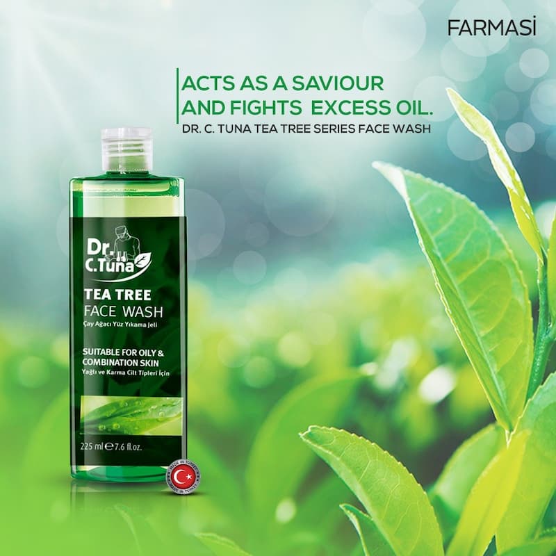 شوینده فارماسی (ژل شستشو) حاوی عصاره چای رنگ بسته بندی سبز Turkey