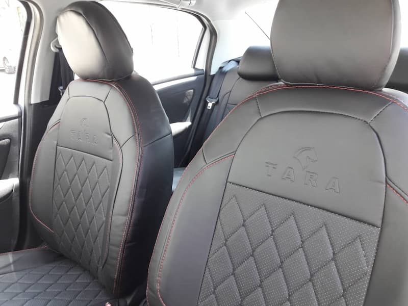 روکش صندلی برای ماشین تارا؛ جلو عقب قابل شستشو 2 نوع پارچه ای چرم Tara