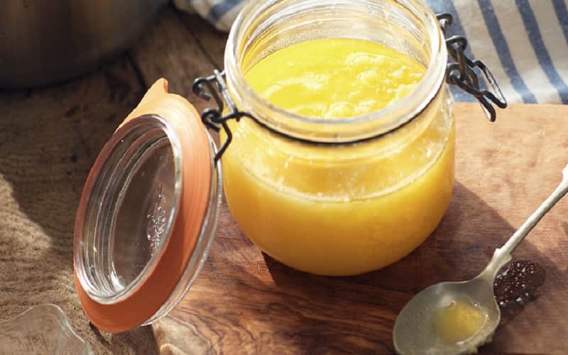 روغن حیوانی کرمانشاهی؛ گاوی گوسفندی رنگ زرد بسته بندی (نیم یک دو سه) کیلویی