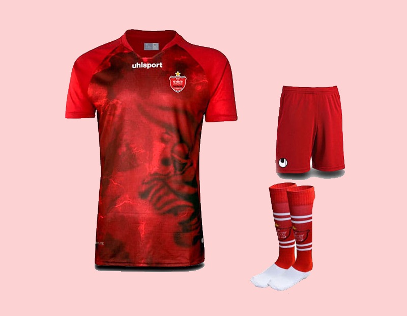 لباس ورزشی پرسپولیس؛ قرمز سرخابی سویشرت گرمکن (تک ست) اصل