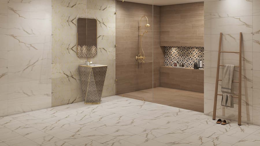 کاشی نایین؛ دکوراتیو کف ساختمان مقاوم سرما گرما ضد رطوبت Naeen