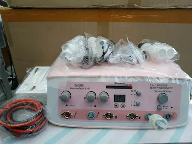 میکرودرم لکه های صورت؛ کریستالی تک موتوره 2 رنگ صورتی white