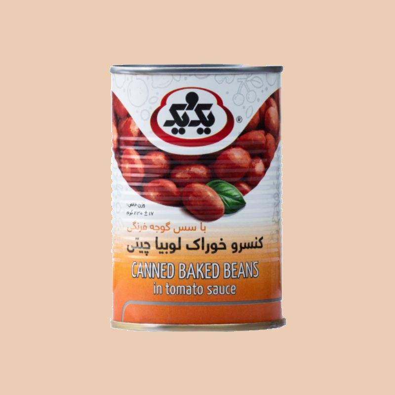 کنسرو لوبیا یک و یک؛ ارگانیک طبیعی (385 440) گرمی فیبر آهن Protein