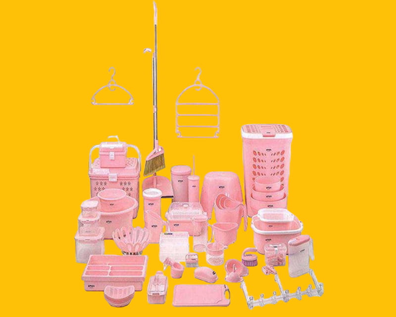 سرویس آشپزخانه لیمون پلاستیکی؛ کروم 2 شکل مکعب دایره lemon