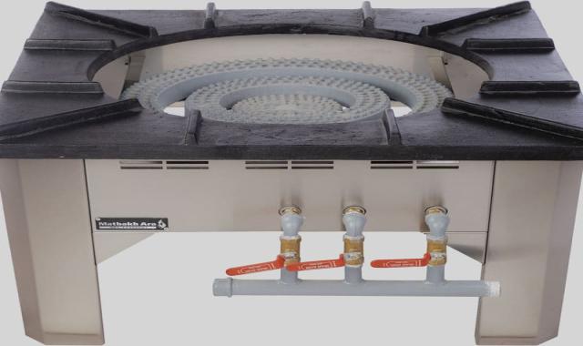 اجاق گاز صنعتی پلوپز؛ قابلیت فندک اتمی تایمر قابل تنظیم مناسب پخت پز Stove